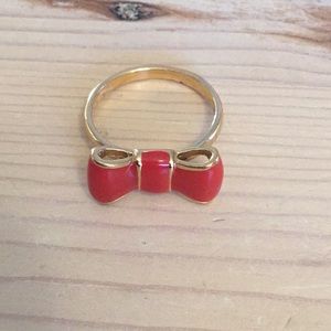 ♠️Kate Spade♠️ red bow ring